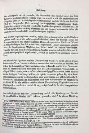 Räucherkult und Räuchergeräte. Exegetische und archäologische Studien zum Räucheropfer im Alten Testament.[newline]M7896-05.jpeg