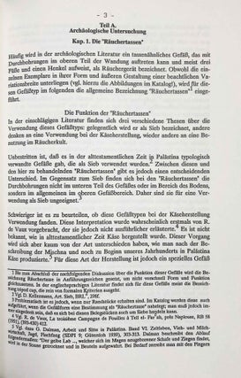 Räucherkult und Räuchergeräte. Exegetische und archäologische Studien zum Räucheropfer im Alten Testament.[newline]M7896-06.jpeg