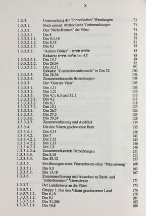 Israels Väter. Untersuchungen Zur Vaterthematik Im Deuteronomium Und in Der Deuteronomistischen Tradition.[newline]M7897-03.jpeg