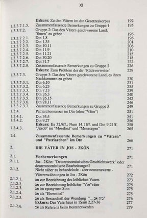 Israels Väter. Untersuchungen Zur Vaterthematik Im Deuteronomium Und in Der Deuteronomistischen Tradition.[newline]M7897-04.jpeg