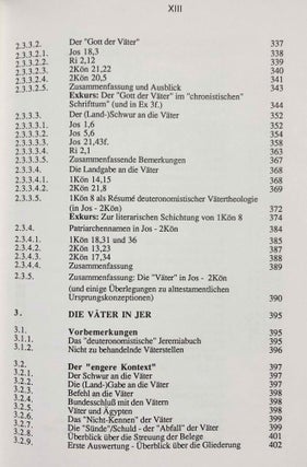Israels Väter. Untersuchungen Zur Vaterthematik Im Deuteronomium Und in Der Deuteronomistischen Tradition.[newline]M7897-06.jpeg
