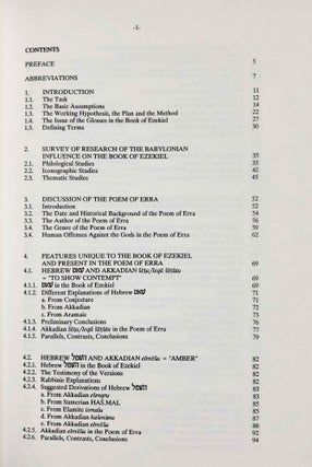 The Book of Ezekiel and the Poem of Erra