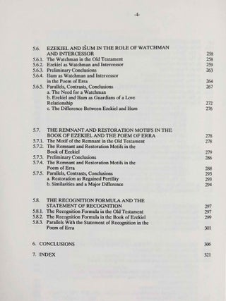 The Book of Ezekiel and the Poem of Erra