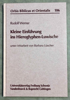 Item #M7902 Kleine Einführung ins Hieroglyphen-Luwische. WERNER Rudolf - LÜSCHER Barbara[newline]M7902-00.jpeg