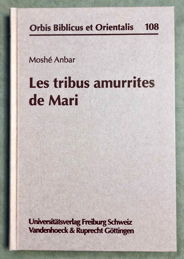 Item #M7904 Les Tribus Amurrites De Mari. ANBAR Moshe.[newline]M7904-00.jpeg
