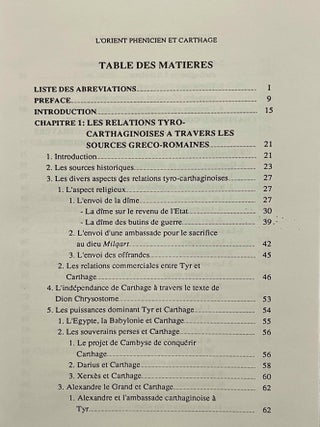 Recherches sur les relations entre l'Orient ph&eacute;nicien et Carthage[newline]M7917a-02.jpeg
