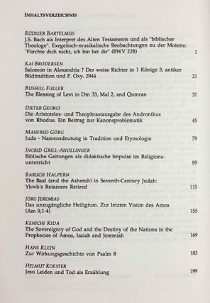 Konsequente Traditionsgeschichte. Festschrift für Klaus Baltzer zum 65. Geburtstag.