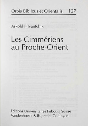 Les Cimmériens au Proche-Orient