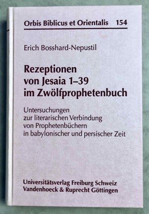 Item #M7936 Rezeptionen von Jesaia 1-39 im Zwölfprophetenbuch. Untersuchungen zur literarischen...