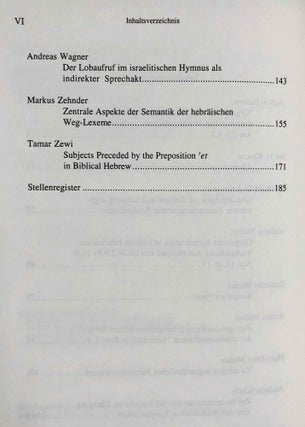 Studien zur hebräischen Grammatik
