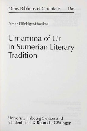 Urnamma of Ur in Sumerian literary tradition