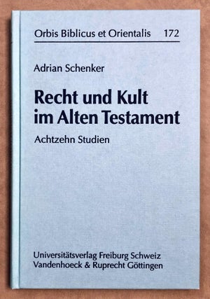 Item #M7954 Recht und Kult im Alten Testament. Achtzehn Studien. SCHENKER Adrian[newline]M7954-00.jpeg