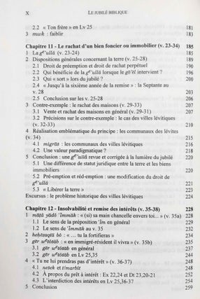 Le jubilé biblique: Lv 25 - Exégèse et théologie.[newline]M7970-05.jpeg