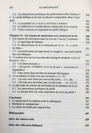 Le jubilé biblique: Lv 25 - Exégèse et théologie.[newline]M7970-07.jpeg