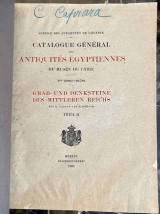 Grab- und Denksteine des Mittleren Reiches. Band II: Nr. 20400-20780 (Catalogue G&eacute;n&eacute;ral du Mus&eacute;e du Caire)[newline]M7985-02.jpeg