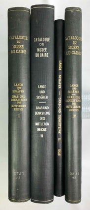 Item #M7986a Grab- und Denksteine des Mittleren Reiches (Catalogue Général du Musée du Caire)....