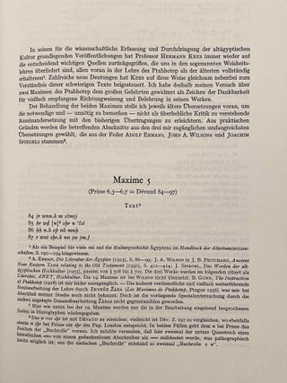 Der Habgierige und die Maat in der Lehre des Ptahhotep