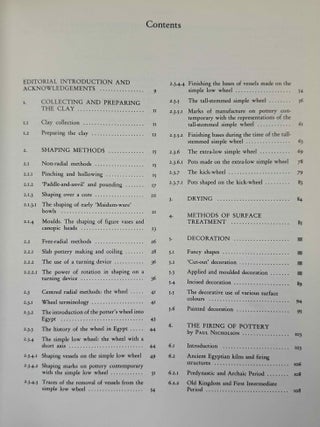 An Introduction to Ancient Egyptian Pottery, Fascicle 1: Techniques and Traditions of Manufacture in the Pottery of Ancient Egypt. Fascicle 2: Ceramic Technology: Clays and Fabrics.