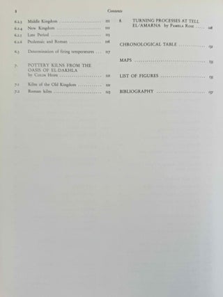 An Introduction to Ancient Egyptian Pottery, Fascicle 1: Techniques and Traditions of Manufacture in the Pottery of Ancient Egypt. Fascicle 2: Ceramic Technology: Clays and Fabrics.