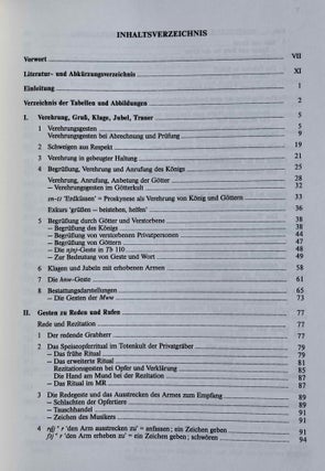 Gesten und Gebärden in Darstellungen des Alten und Mittleren Reiches