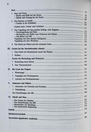 Gesten und Gebärden in Darstellungen des Alten und Mittleren Reiches
