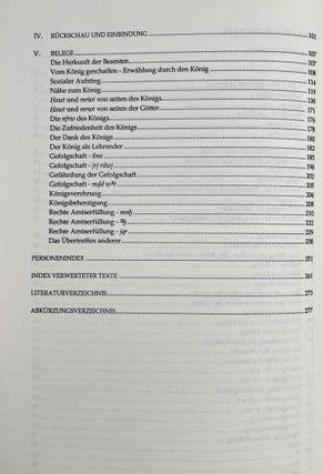 Königsdienst. Zur Selbstdarstellung der Beamten in der 18. Dynastie.