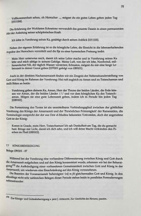 Königsdienst. Zur Selbstdarstellung der Beamten in der 18. Dynastie.