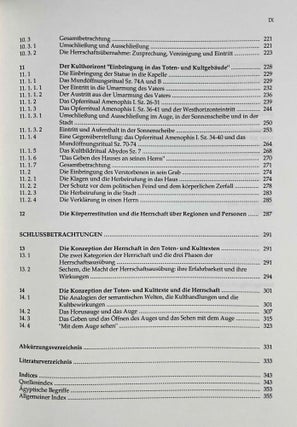 Mit dem Auge sehen. Studien zur Semantik der Herrschaft in den Toten- und Kulttexten.[newline]M8017a-04.jpeg