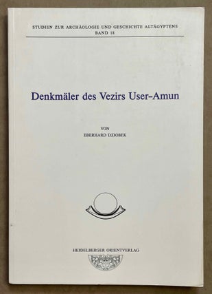 Item #M8019 Denkmäler des Vezirs User-Amun. DZIOBEK Eberhard[newline]M8019-00.jpeg