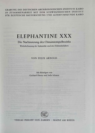 Elephantine XXX. Die Nachnutzung des Chnumtempelbezirks - Wohnbebauung der Spätantike und des Frühmittelalters.[newline]M8048-01.jpeg