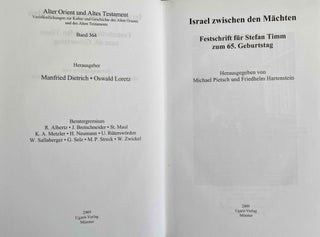 Israel zwischen den Mächten. Festschrift für Stefan Timm zum 65. Geburtstag.