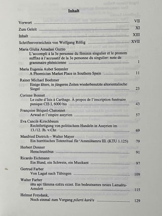 Ana sadi Labnani lu allik. Beiträge zu altorientalischen und mittelmeerischen Kulturen. Festschrift für Wolfgang Röllig.[newline]M8051a-07.jpeg