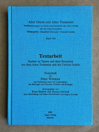 Item #M8052 Textarbeit: Studien zu Texten und ihrer Rezeption aus dem Alten Testament und der...[newline]M8052-00.jpeg