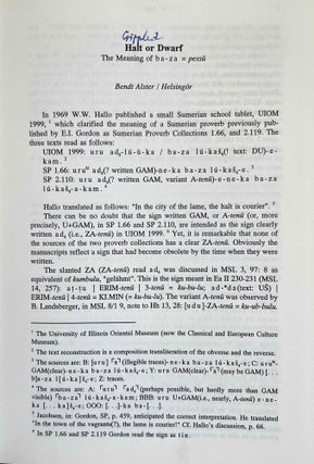 Vom Alten Orient zum Alten Testament: Festschrift für Wolfram Freiherrn von Soden zum 85. Geburtstag am 19. Juni 1993.[newline]M8054-04.jpeg