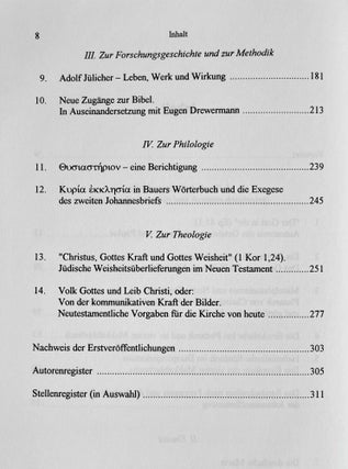Alte Welt und neuer Glaube. Beiträge zur Religionsgeschichte, Forschungsgeschichte und Theologie des Neuen Testaments.[newline]M8056-03.jpeg