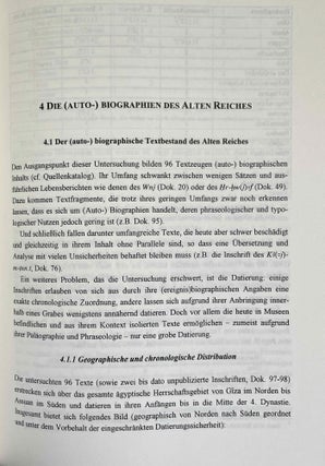 Die (auto-)biographischen Inschriften des ägyptischen Alten Reiches. Untersuchungen zu Phraseologie und Entwicklung.[newline]M8060-12.jpeg