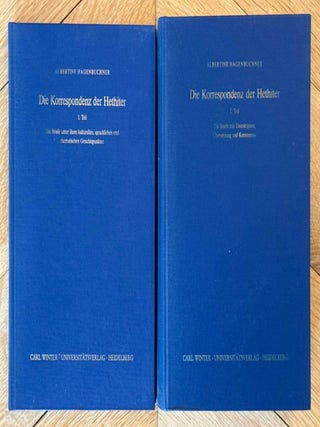Item #M8062a Die Korrespondenz der Hethiter. Teil I: Die Briefe unter ihren kulturellen,...[newline]M8062a-00.jpeg