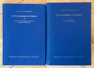 Item #M8062a Die Korrespondenz der Hethiter. Teil I: Die Briefe unter ihren kulturellen,...