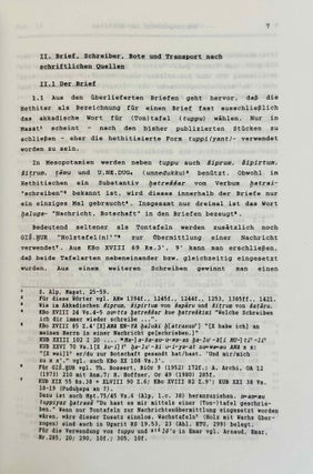 Die Korrespondenz der Hethiter. Teil I: Die Briefe unter ihren kulturellen, sprachlichen und thematischen Gesichtspunkten. Teil II: Die Briefe mit Transkription, Übersetzung und Kommentar. (complete set)