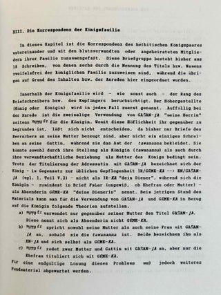 Die Korrespondenz der Hethiter. Teil I: Die Briefe unter ihren kulturellen, sprachlichen und thematischen Gesichtspunkten. Teil II: Die Briefe mit Transkription, &Uuml;bersetzung und Kommentar. (complete set)