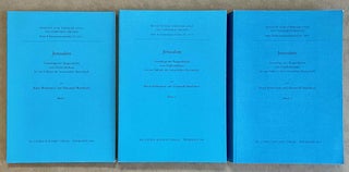 Item #M8068 Jerusalem. Grundzüge der Baugeschichte vom Chalkolithikum bis zur Frühzeit der...