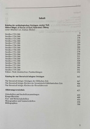 Jerusalem. Grundzüge der Baugeschichte vom Chalkolithikum bis zur Frühzeit der osmanischen Herrschaft. 3 volumes (complete set)