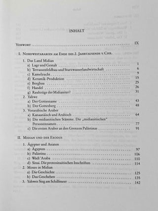 Midian. Untersuchungen zur Geschichte Palästinas und Nordarabiens am Ende des 2. Jahrtausends v. Chr.