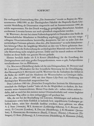 Die Ammoniter: Untersuchungen Zur Geschichte, Kultur Und Religion Eines Transjordanischen Volkes Im 1. Jahrtausend V. Chr.