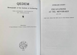 Excavations at Tel Mevorakh (1973-1976). Part One: From the Iron Age to the Roman Period. Part Two: The Bronze Age (complete set)[newline]M8083-01.jpeg
