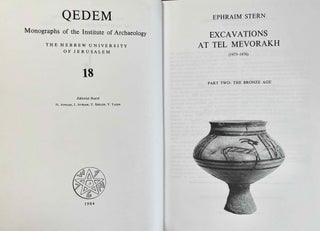 Excavations at Tel Mevorakh (1973-1976). Part One: From the Iron Age to the Roman Period. Part Two: The Bronze Age (complete set)