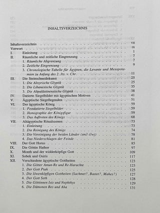 Die &Auml;gyptischen Motive in der Glyptik des &Ouml;stlichen Mittelmeerraumes zu Anfang des 2. Jts. v. Chr.