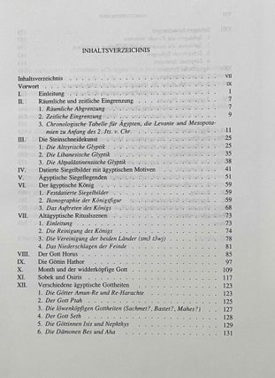 Die Ägyptischen Motive in der Glyptik des Östlichen Mittelmeerraumes zu Anfang des 2. Jts. v. Chr.