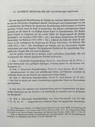 Die &Auml;gyptischen Motive in der Glyptik des &Ouml;stlichen Mittelmeerraumes zu Anfang des 2. Jts. v. Chr.