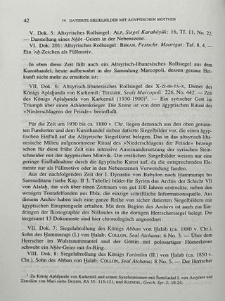 Die &Auml;gyptischen Motive in der Glyptik des &Ouml;stlichen Mittelmeerraumes zu Anfang des 2. Jts. v. Chr.